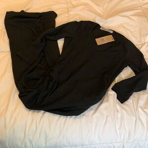 Michael stars ruched midi dress